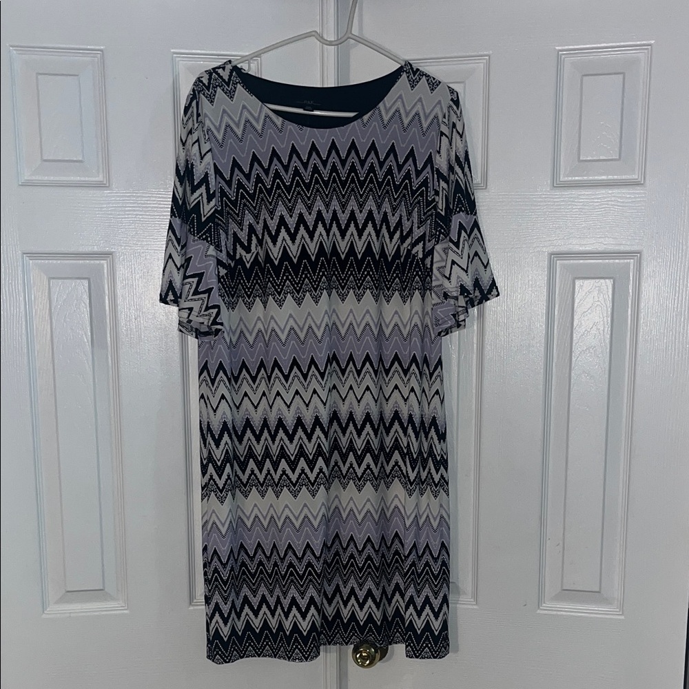 Chevron Patterned Dress